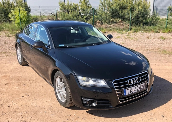 Audi A7 cena 62000 przebieg: 244146, rok produkcji 2010 z Kielce małe 191